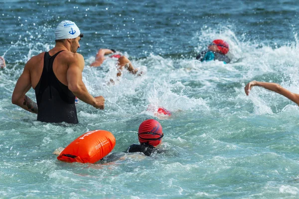 Οδησσός Ουκρανία 2018 Oceanman Έχουμε Ανοικτό Ανοικτό Νερό Κολύμπι Ανταγωνισμού — Φωτογραφία Αρχείου