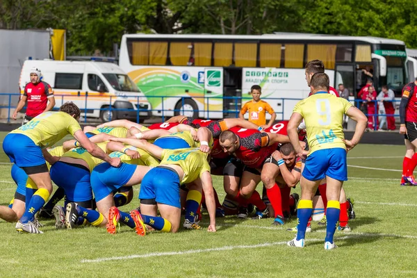 Oděsa Ukrajina Květen 2016 Semi Finále Evropského Poháru Rugby Nervózní — Stock fotografie