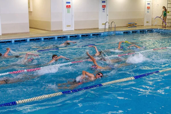 Odessa Ucrania Septiembre 2016 Natación Deportiva Piscina Durante Campeonato Ucraniano —  Fotos de Stock