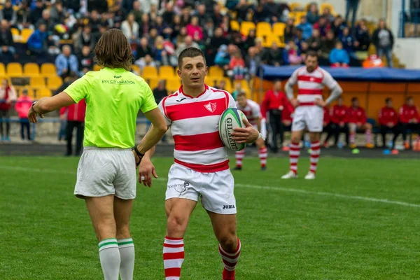 Odessa Ukraine Octobre 2017 Équipe Nationale Rugby Odessa Harkov Lutte — Photo