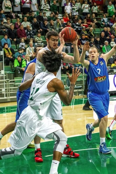 Oděsa Ukrajina Prosince 2015 Zápas Super League Ukrajiny Basketbalové Derby — Stock fotografie