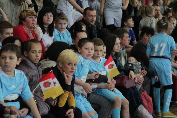 Odessa Ukraine Avril 2017 Spectateurs Soutenant Les Joueurs Lors Match — Photo