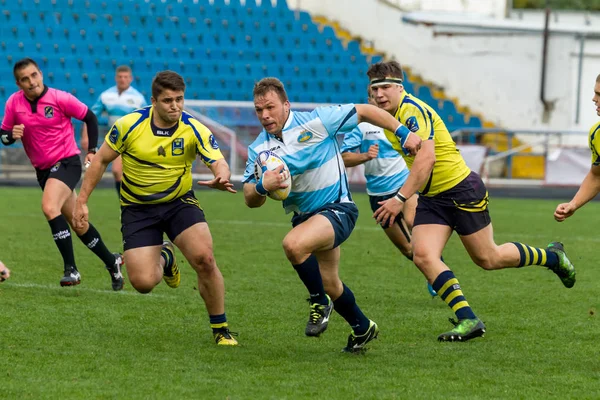 Odessa Ucrania Mayo 2017 Copa Europa Rugby Ucrania Azul Suecia — Foto de Stock