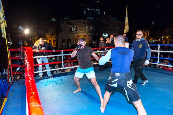 Odessa Ukraina Października 2015 Regionalne Walk Ringu Lekkoatletyka Mma Mieszane — Zdjęcie stockowe