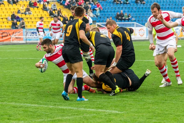 Odessa Ukrayna Okt 2017 Odessa Harkov Rugby Şampiyonası Milli Takım — Stok fotoğraf