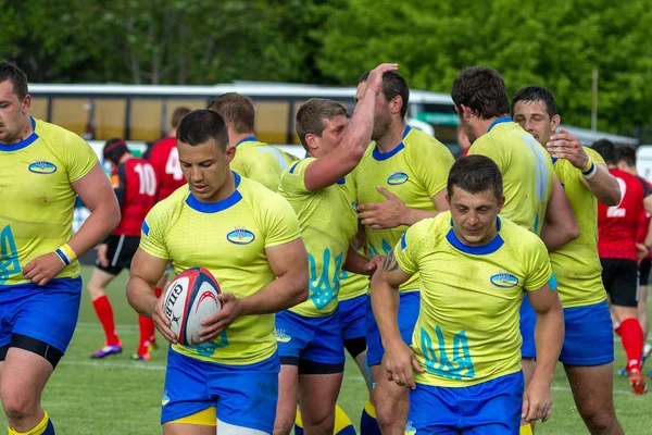 Odessa Ucraina Maggio 2016 Semifinale Della Coppa Europa Rugby Gioco — Foto Stock