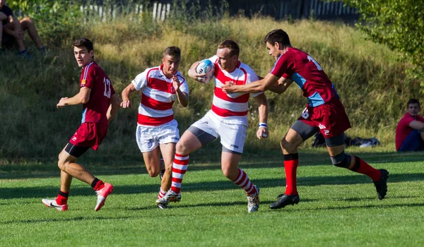 Odessa Ukraina September 2017 Internationella Rugby Turnering Mellan Lagen Chisinau — Stockfoto