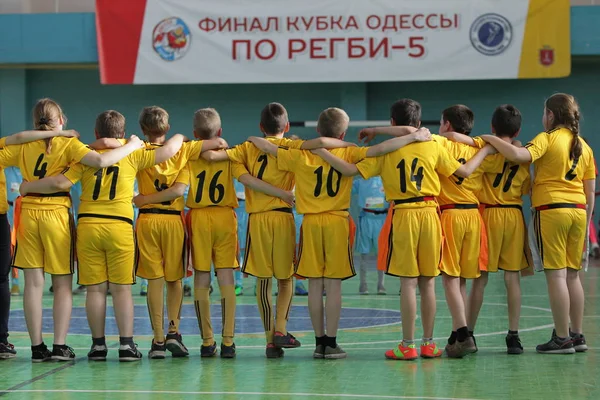 Dubna 2017 Oděsa Ukrajina Ragby Liga Oděsa Utkání Speciální Sportovní — Stock fotografie