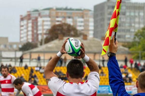 Oděsa Ukrajina Okt 2017 Rugby Championship Národní Tým Oděsa Charkově — Stock fotografie