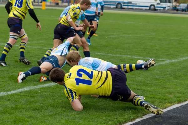 Odessa Ucrania Mayo 2017 Copa Europa Rugby Ucrania Azul Suecia —  Fotos de Stock