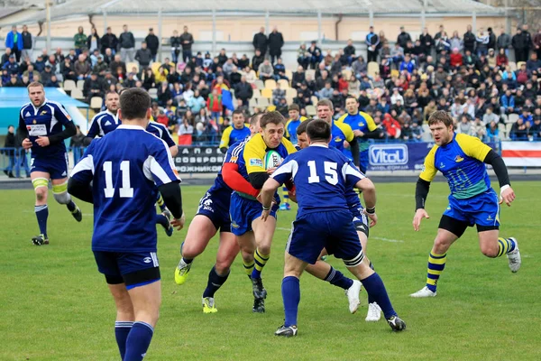 Odessa Ukraine April 2013 International European Cup Rugby Team Moldova — Stock Photo, Image