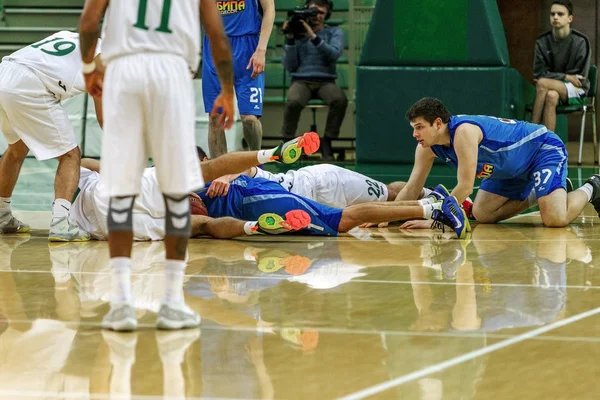 Odessa Ucrânia Dezembro 2015 Jogo Super Liga Ucrânia Basquete Derby — Fotografia de Stock