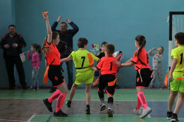 Abril 2017 Odessa Ucrania Liga Rugby Odessa Escuela Deportes Especiales —  Fotos de Stock