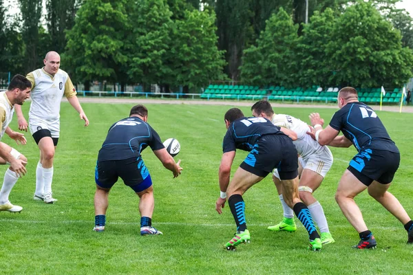 Krasnodar Rusia Mayo 2018 Campeonato Ruso Rugby Entre Hombres Kuban —  Fotos de Stock