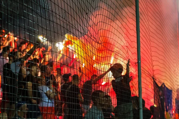 Odessa Ukraine 2Juillet2018 Fond Flou Fanatical Fans Dans Les Stands — Photo