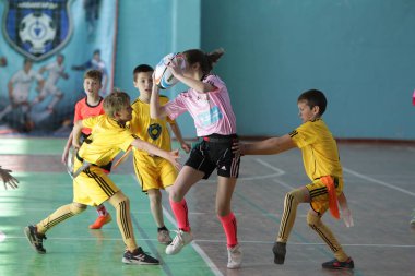 29 Nisan 2017 - Odessa, Ukrayna: rugby ligi odessa maçın özel spor okulu
