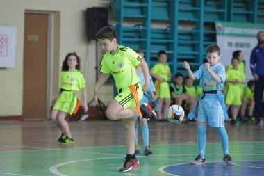 Odessa, Ukrayna - 29 Nisan 2017: rugby ligi odessa maçın özel spor okulu