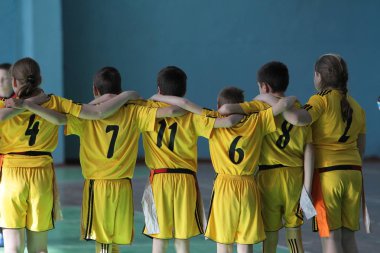 29 Nisan 2017 - Odessa, Ukrayna: rugby ligi odessa maçın özel spor okulu