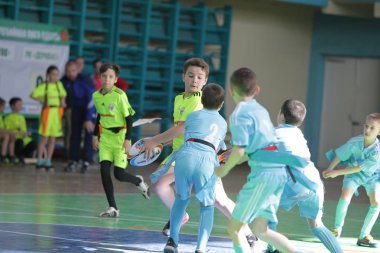 Odessa, Ukrayna - 29 Nisan 2017: rugby ligi odessa maçın özel spor okulu