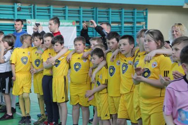 29 Nisan 2017 - Odessa, Ukrayna: rugby ligi odessa maçın özel spor okulu