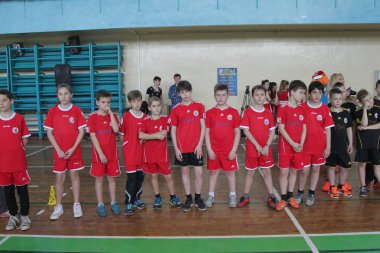Odessa, Ukrayna - 29 Nisan 2017: rugby ligi odessa maçın özel spor okulu