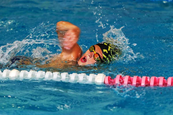 Odessa Ukraine September 2016 Sportliches Schwimmen Pool Während Der Ukrainischen — Stockfoto