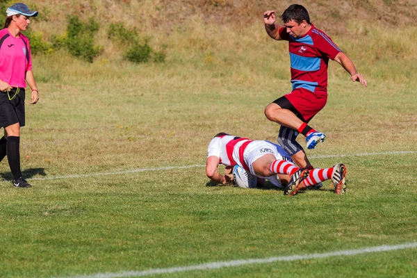 Odessa Ukrayna Eylül 2017 Uluslararası Rugby Turnuva Ekipleri Chisinau Moldova — Stok fotoğraf