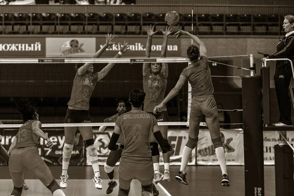 Odessa Ukraine Septembre 2016 Championnat Europe Volleyball Féminin Jouant Les — Photo