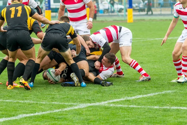 Odessa Ukraina Okt 2017 Rugby Championship Landslag Odessa Harkov Intensiv — Stockfoto