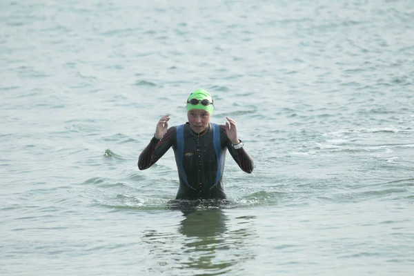 Odessa Ukraine September 2018 Oceanman Open Water Swimming Competitions Odessa — Stock Photo, Image