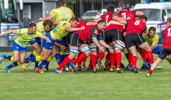 Odessa Ukraina Maj 2016 Halv Finalen Europacupen Rugby Den Spända — Stockfoto