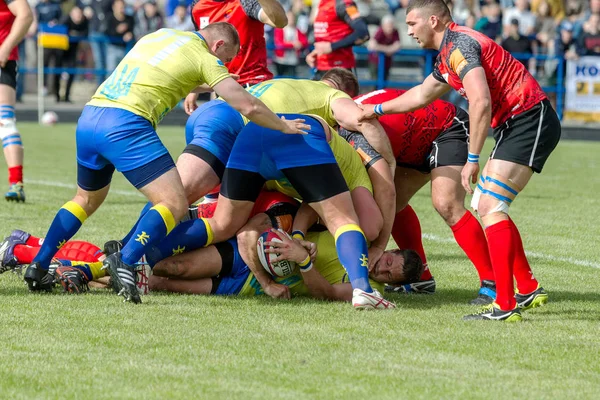 Odessa Ukraina Maja 2016 Roku Półfinale Pucharu Europy Rugby Trzymająca — Zdjęcie stockowe