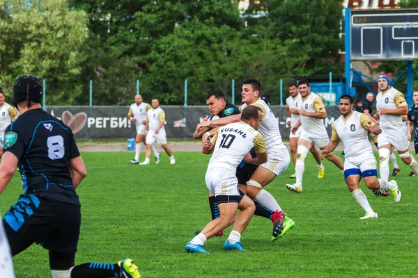 Krasnodar Rusya Federasyonu 2018 Olabilir Rus Rugby Şampiyonası Erkekler Arasında — Stok fotoğraf