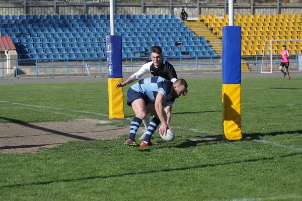 Odessa Ucrânia Abril 2018 International Match European Rugby Championship Politechnik — Fotografia de Stock