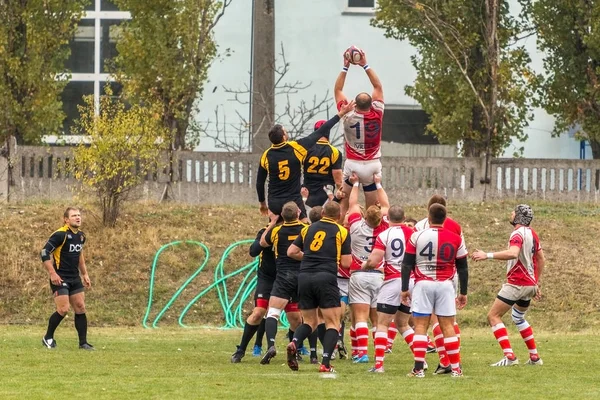 Odessa Ukraine November 2015 Ukrainian Cup Rugby Credo Odessa Olympic — Stock Photo, Image