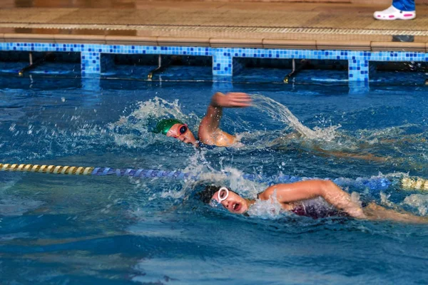 Odessa Ukraine Septembre 2016 Natation Sportive Piscine Lors Championnat Ukrainien — Photo