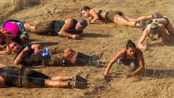 Odessa Ukraine Agosto 2018 Corridas Desportivas Tradicionais Nação Corrida Ucraniana — Fotografia de Stock