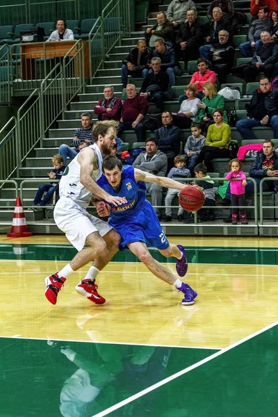 Oděsa Ukrajina Prosince 2015 Zápas Super League Ukrajiny Basketbalové Derby — Stock fotografie