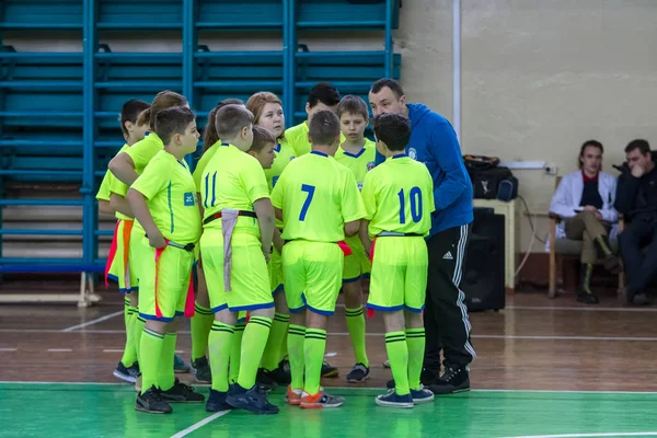 Odessa Ukraine Février 2018 Les Jeunes Enfants Jouent Rugby Pendant — Photo