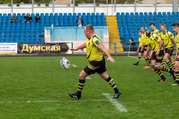 Odessa Ucrania Mayo 2017 Copa Europa Rugby Ucrania Azul Suecia — Foto de Stock