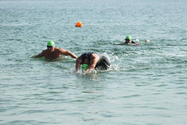 Odessa Ukraine September 2018 Oceanman Open Water Swimming Competitions Odessa — Stock Photo, Image