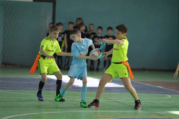 Odessa Ukraine Avril 2017 Match Rugby Xiii École Spéciale Sport — Photo