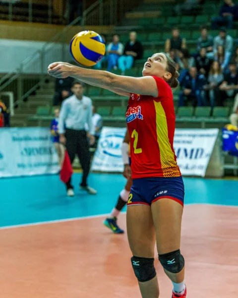 Odessa Ukrayna Ekim 2016 Bayanlar Voleybol Avrupa Şampiyonasında Ukrayna Ulusal — Stok fotoğraf