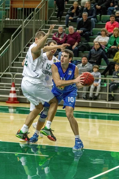 Odessa Ucrânia Dezembro 2015 Jogo Super Liga Ucrânia Basquete Derby — Fotografia de Stock