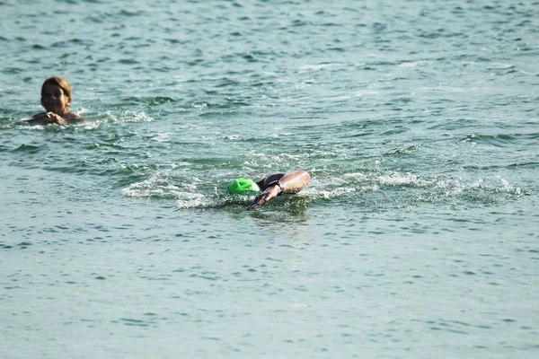 Odessa Ukraine Septembre 2018 Oceanman Open Water Swimming Competitions Odessa — Photo