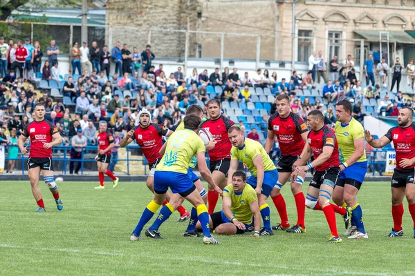 Odessa Ucrania Mayo 2016 Semifinal Copa Europa Rugby Tenso Juego — Foto de Stock