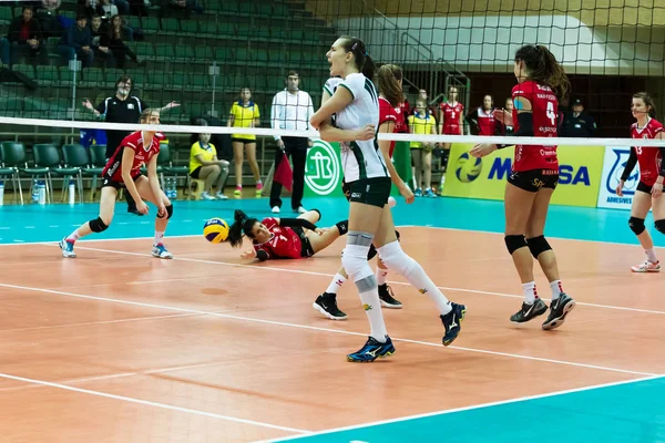 Odessa Ukrayna Eylül 2017 2018 Voleybol Cev Kupası Kadınlar Oynanan — Stok fotoğraf