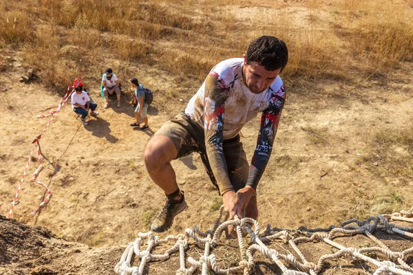 Odessa Ukraine August 2018 Traditionelle Sportwettkämpfe Der Nation Ukrainisches Rennen — Stockfoto