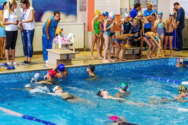 Odessa Ucrania Septiembre 2016 Natación Deportiva Piscina Durante Campeonato Ucraniano —  Fotos de Stock