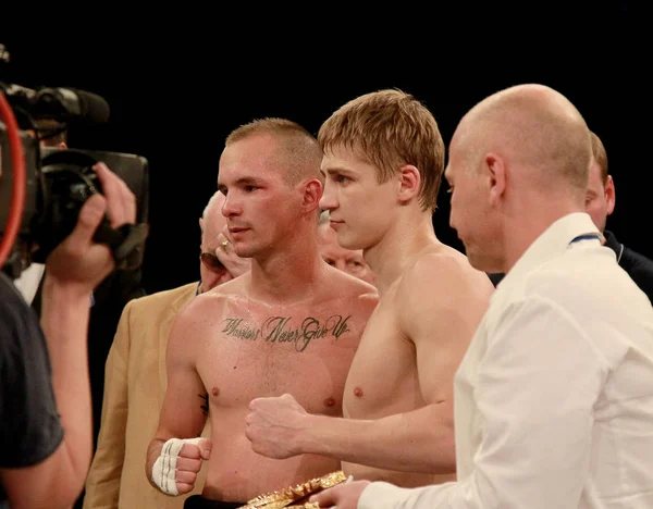 Odessa Ukraine May 2014 World Champion Alexander Spyrko Ukraine Boxing — Stock Photo, Image